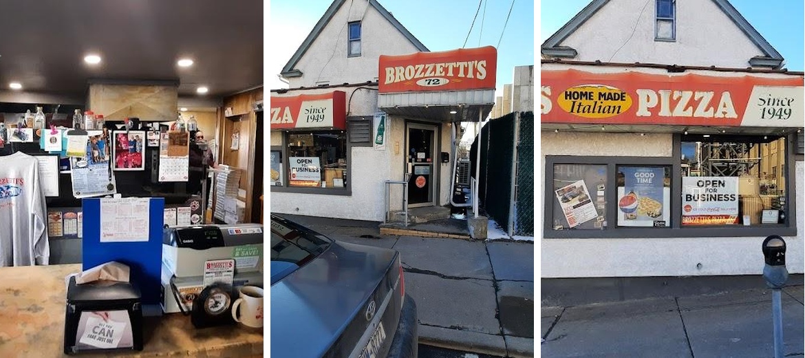 Brozzetti's Pizza Menu