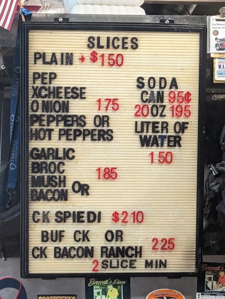 Brozzetti's Pizza Menu image 2